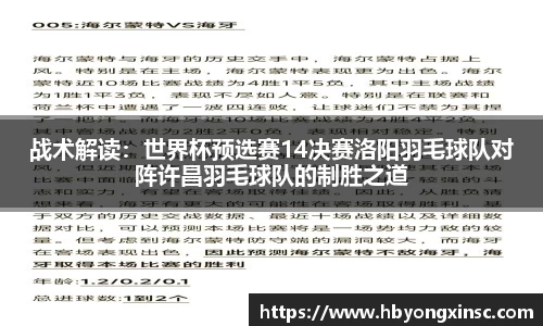 战术解读：世界杯预选赛14决赛洛阳羽毛球队对阵许昌羽毛球队的制胜之道
